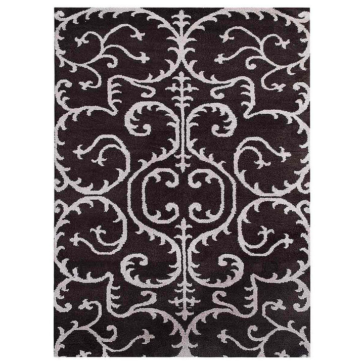 Rugsotic Carpets Hand Knotted Silk Size Area Rug Contemporary Size NS3313