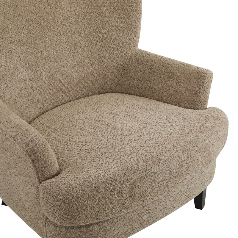 Christopher Knight Home Jamie Contemporary Boucle Upholstered Club Chair and Ottoman Set