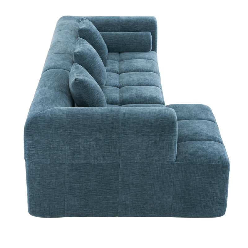 Merax Full-Compressed Sofa Modular Sectional Sofa