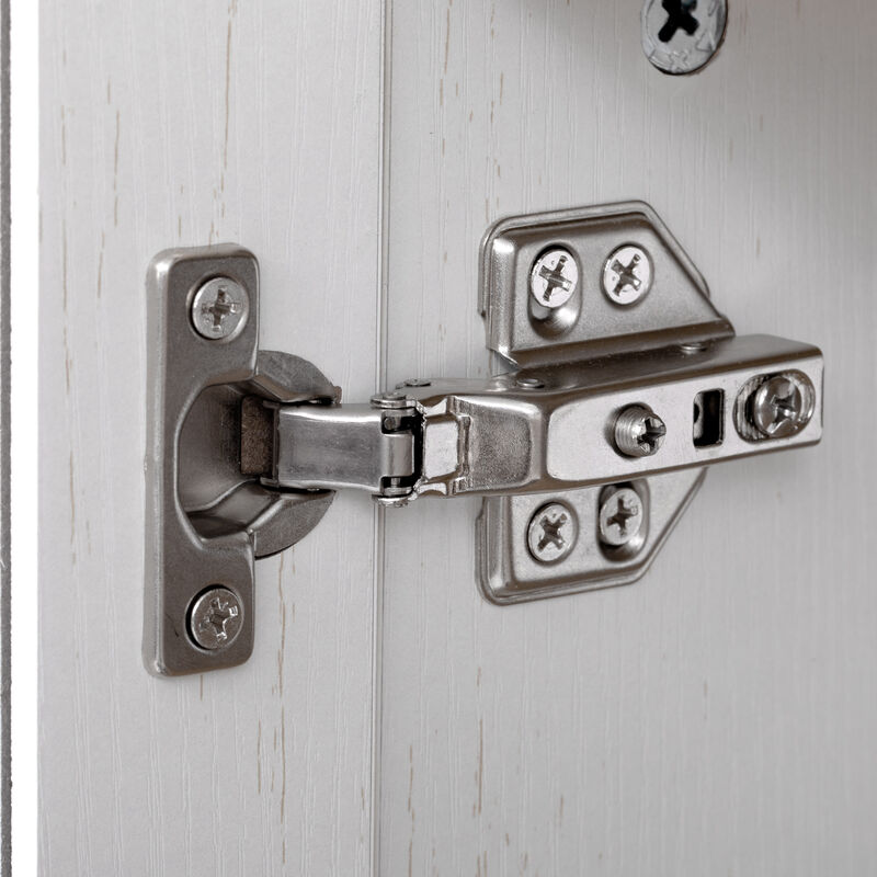 Merax Arched Kitchen Pantry Cabinet with Door Shelves