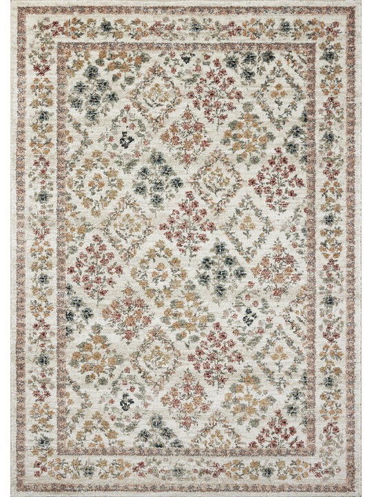 Laurel LAU-04 Cream 3''11" x 5''7" Rug by Rifle Paper Co.
