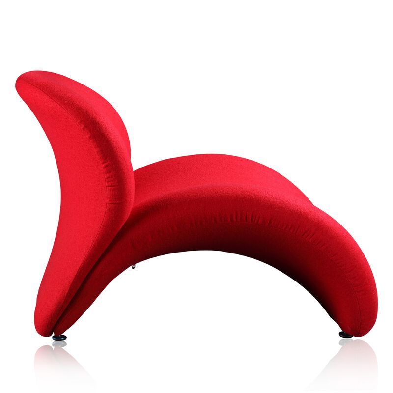 Rosebud Red Accent Chair image number 2