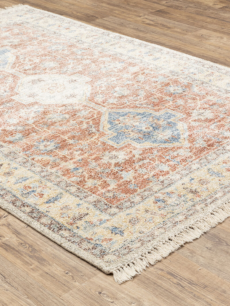 Malabar 5' x 8' Orange Rug image number 1