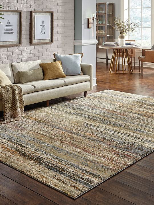 Atlas 8'6" x 11'7" Gold Rug