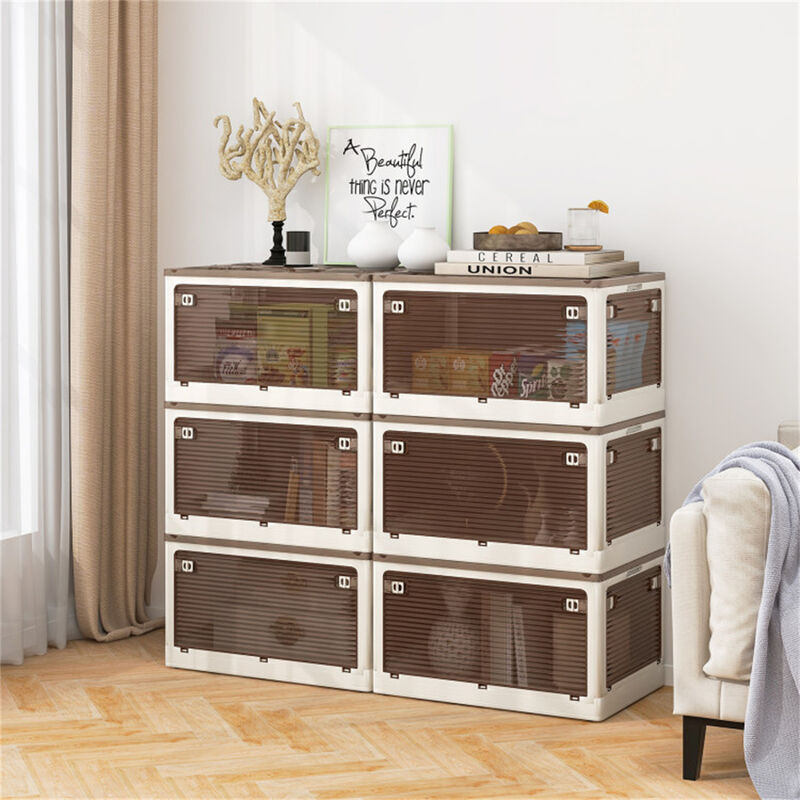 3-Pack Stackable Storage Bins for Home Organization and Closet Storage image number 8