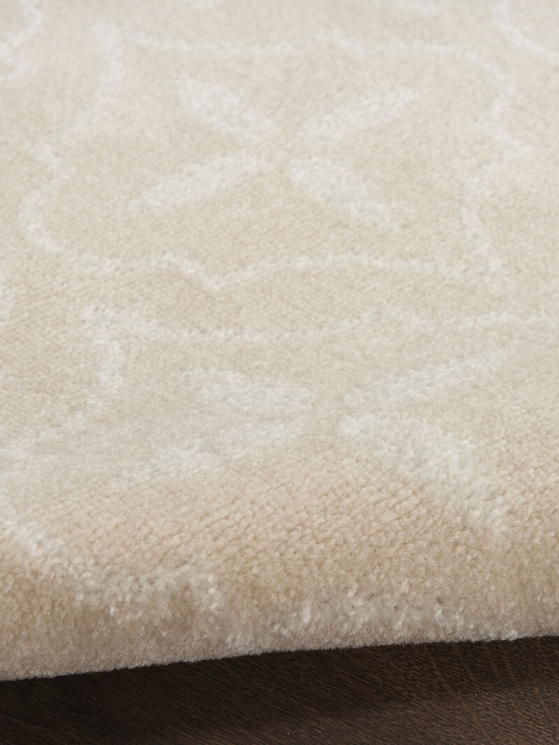 Nourison Essentials NRE04 Ivory/Beige 5' x 7' Rug image number 6
