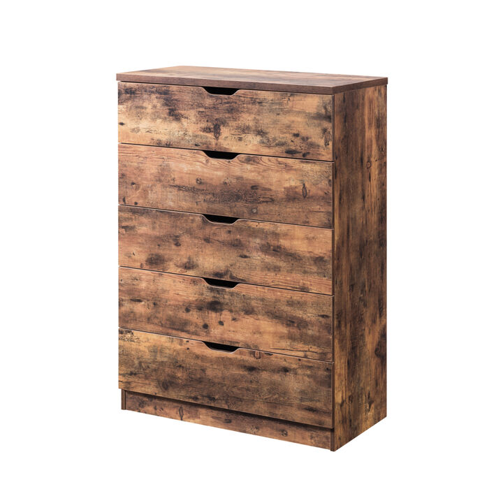 Utility Cabinet Distressed Wood