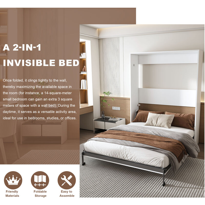 Stelun foldable wall bed image number 6