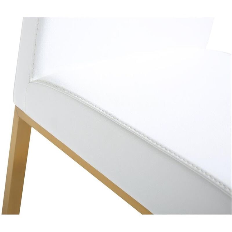 TOV Furniture Denmark Steel Barstool, Bar Height, White image number 6