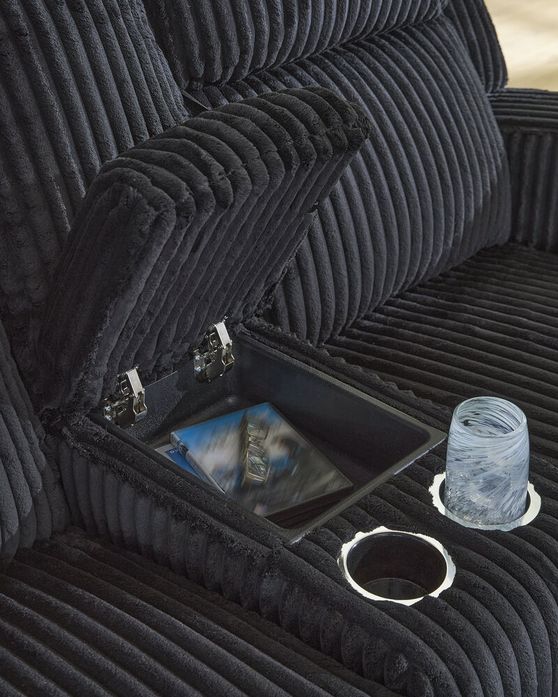 TwinBrooke Dual Power Reclining Loveseat with Console image number 2