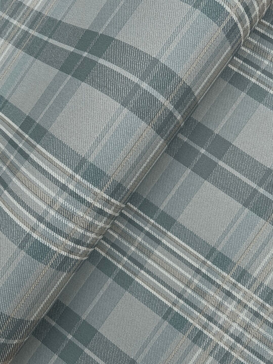 Austin Slate Plaid Wallpaper
