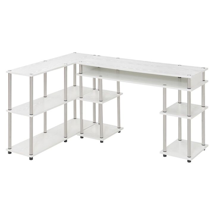 Convenience Concepts Designs2Go No Tools Desk and Console Table Set