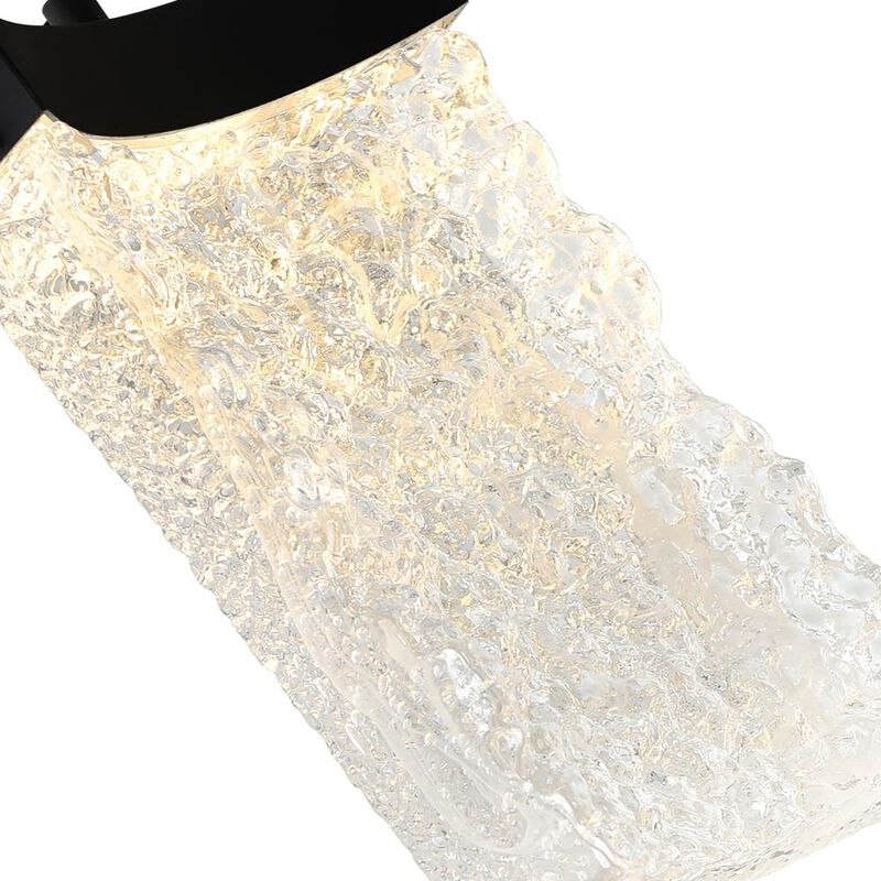 Lava Integrated LED Black Mini Pendant