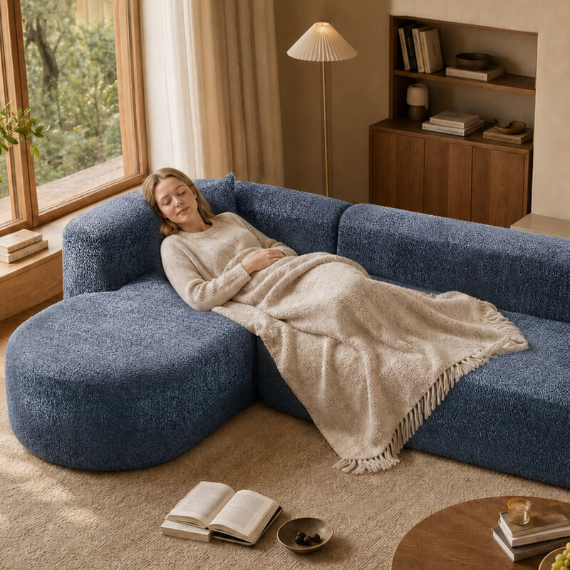 Cetram  L-Shaped Modular Sectional Sofa image number 3