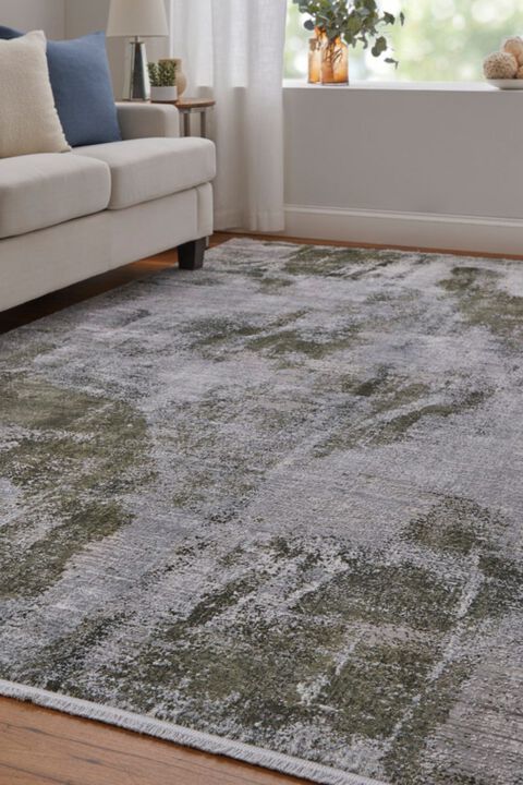Cadiz 39N5F Green/Ivory 3'1" x 5' Rug