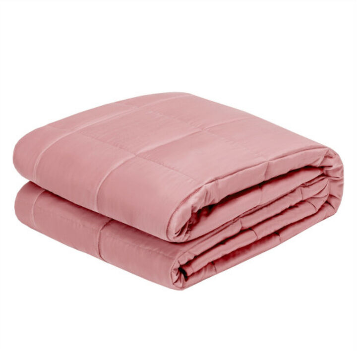 20 lbs 60" x 80" Heavy Weighted Soft Breathable Blanket with Natural Bamboo Fabric