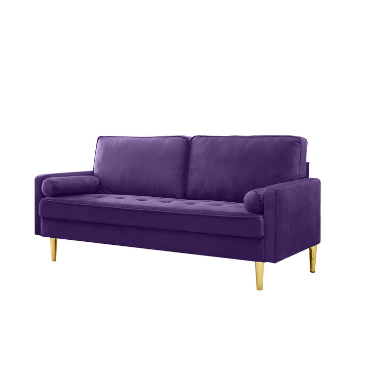 Rufpen Minimalist Velvet Loveseat