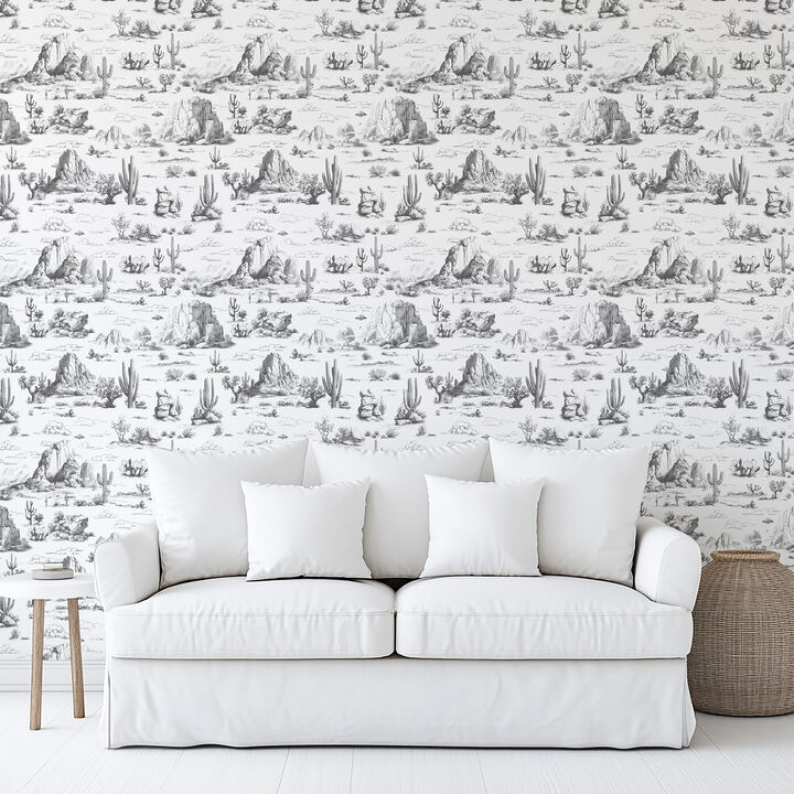 Area 51 Novelty Toile Peel and Stick Wallpaper