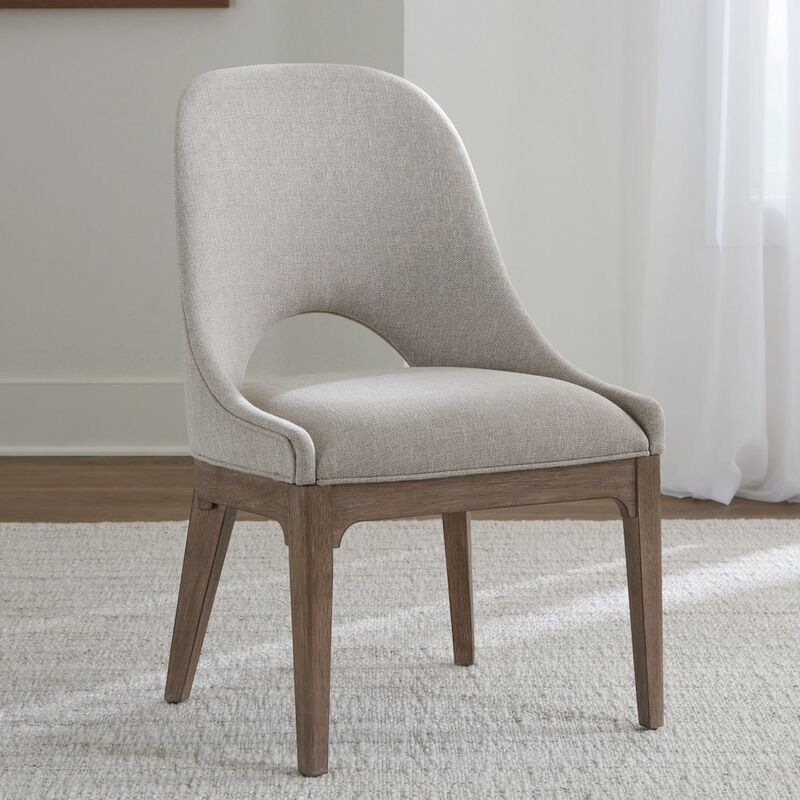 Liberty Furniture South Bend Upholstered Side Chair for Dining Room - Set of 2  - Burnished Clay image number 8