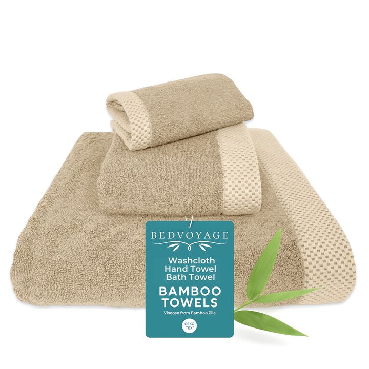 BedVoyage Luxury viscose from Bamboo Towel Set 3p