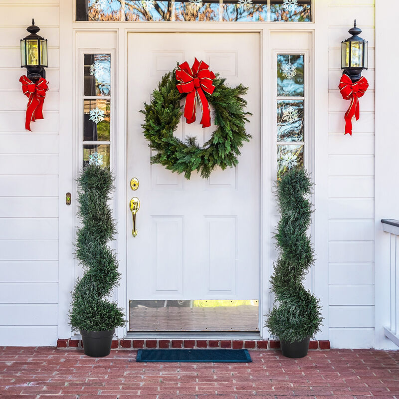 Indoor Fake Cedar Plant feat. High-Quality Detailed Look & Ready-to-Use Packing