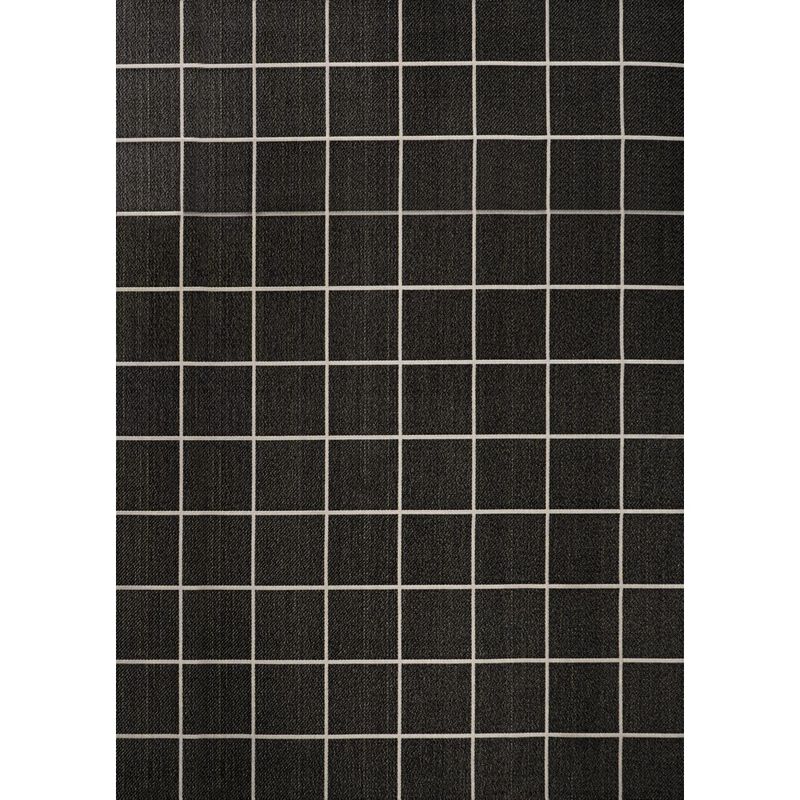 Grid Modern Squares Indoor/Outdoor Area Rug