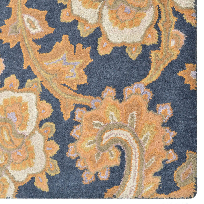 RUGSOTIC CARPETS HAND TUFTED WOOL ECO-FRIENDLY AREA RUGS  - Rectangle Shape, Size, Floral Modern Design, High Pile  Handmade Anti Skid Area Rugs for Living Room, Bed Room (K00151) image number 4