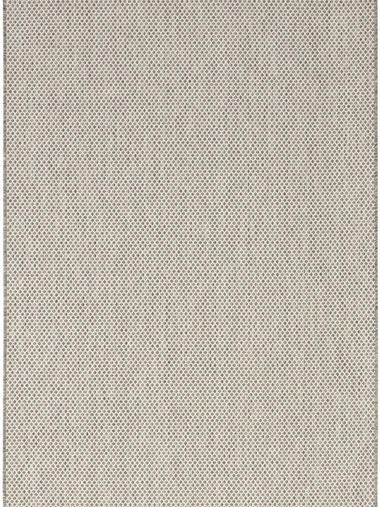 Courtyard COU01 Ivory/Silver 6' x 9' Rug