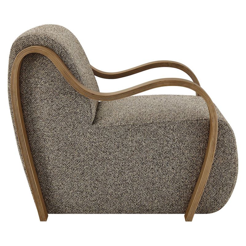 Atrium Lattice Boucle Accent Armchair image number 3