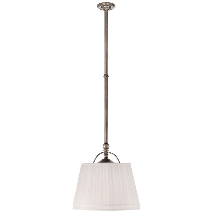 Sloane Double Shop Pendant with Linen Shades