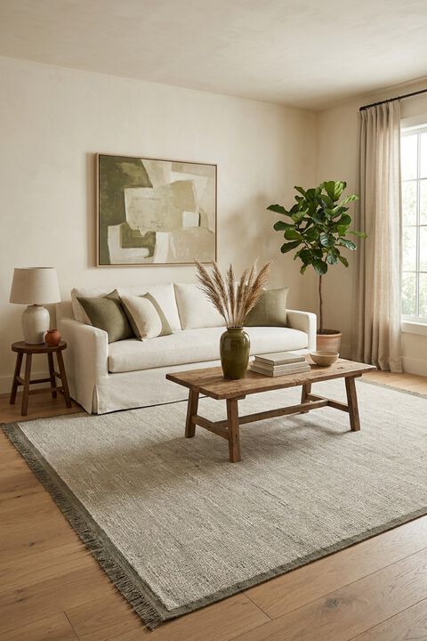 Dakota DAK-01 Olive/Ivory 9'6" x 13'6" Rug by Amber Lewis x Loloi
