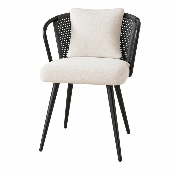 Modern Teddy Upholstered Dining Chair Set of 4