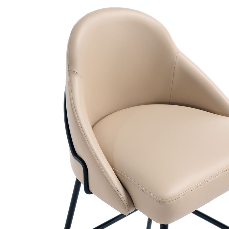 Gracie Counter Stool in Tan and Black