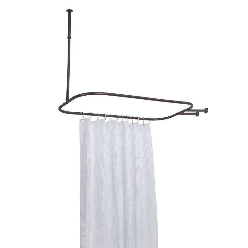 Rustproof Aluminum Hoop Shower Rod image number 4