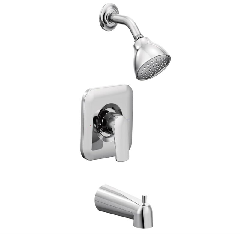 Moen T2813EP Rizon Posi-Temp Eco-Performance Tub and Shower Trim Chrome image number 0