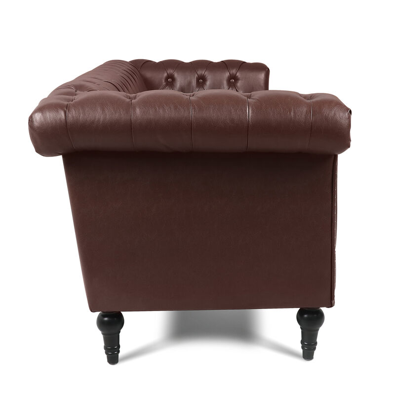 Square Arm Sofa with Removable Cushions image number 6