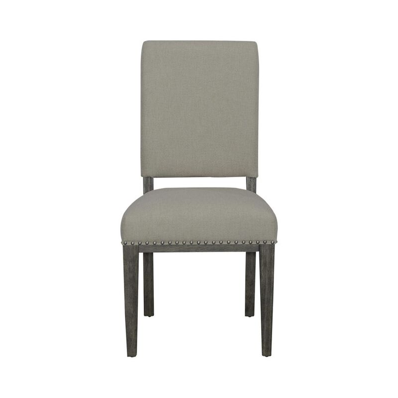 Liberty Furniture Uph Side Chair (RTA) - Set of 2 Traditional Brown in Havana Brown Finish image number 2