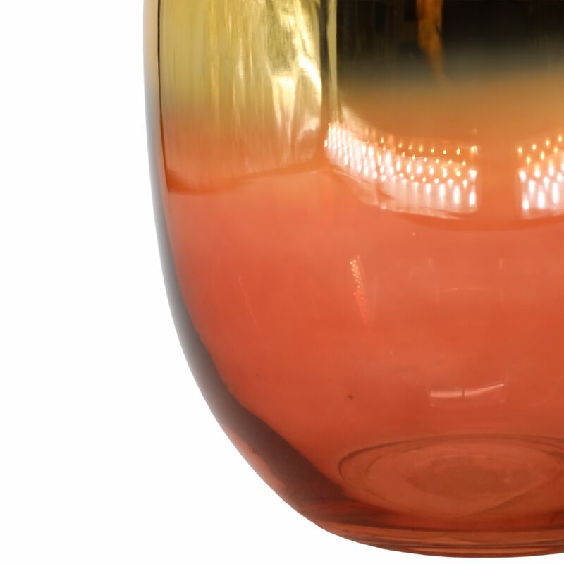 Glass 10"H Metallic Vase image number 2