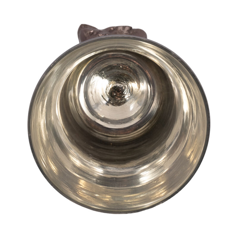 Glass, 15" 2-tone Chalice Vase, Metallic Kd image number 4