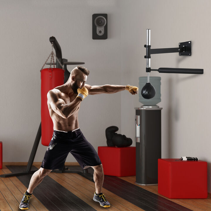 Hivvago Fast-Reflexes Punching Bag with Adjustable Height