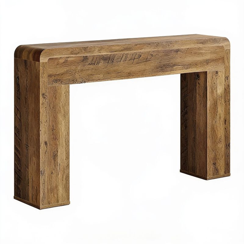 Tribesigns Country Rustic Wood Console Table image number 0
