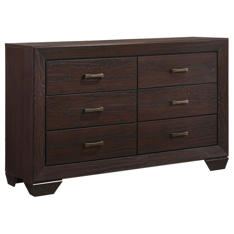 Coaster Co. of America Kauffman 6-drawer Dresser Dark Cocoa image number 0