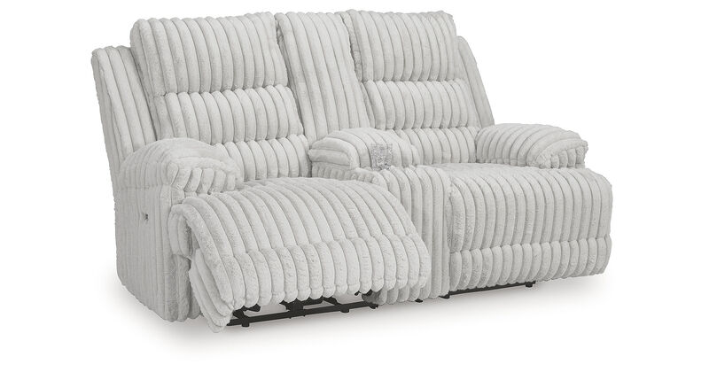 Technique Power Reclining Loveseat with Console image number 4