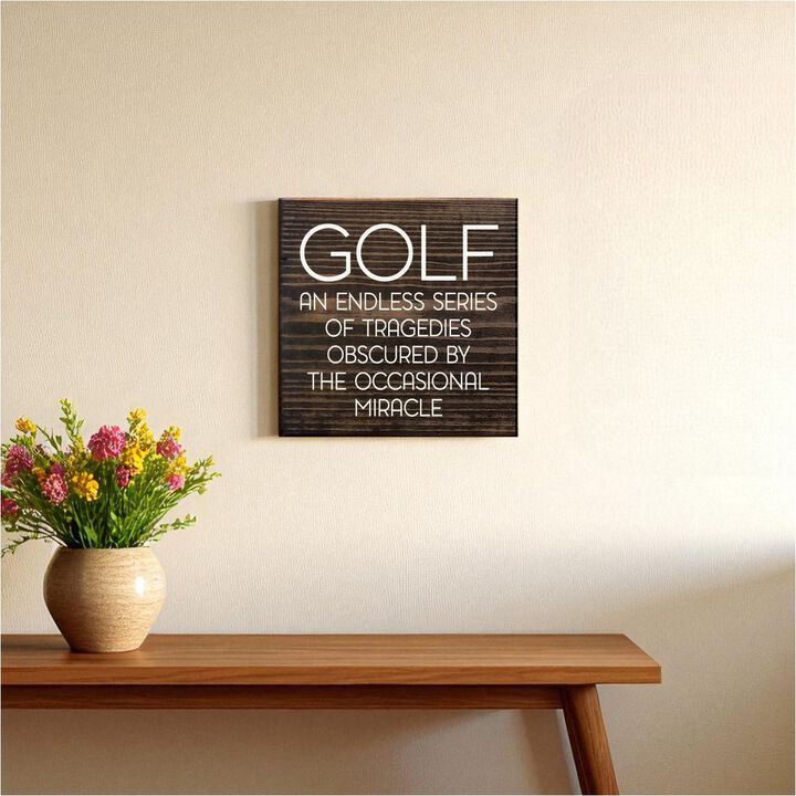 Golf Funny Wooden Sign Rustic Golf Wall Decor Gift for Golf Lovers