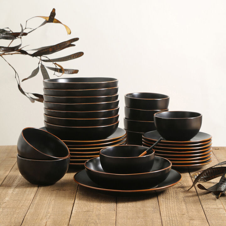 Stone Lain Brasa Stoneware 32 Piece Dinnerware Set
