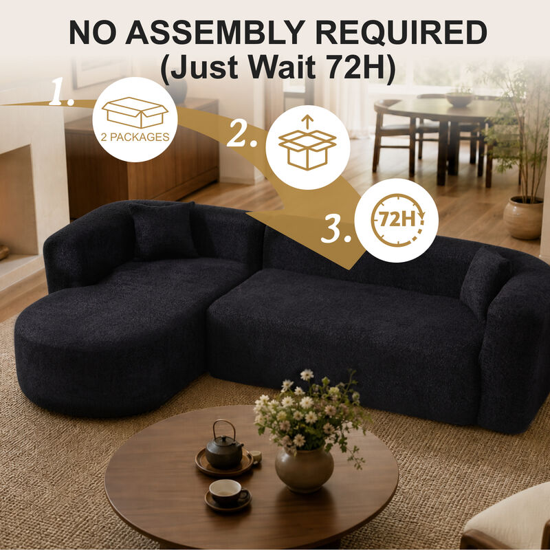 Cetram  L-Shaped Modular Sectional Sofa image number 5