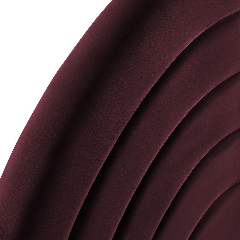 Solana Arched Performance Velvet Queen Headboard image number 6