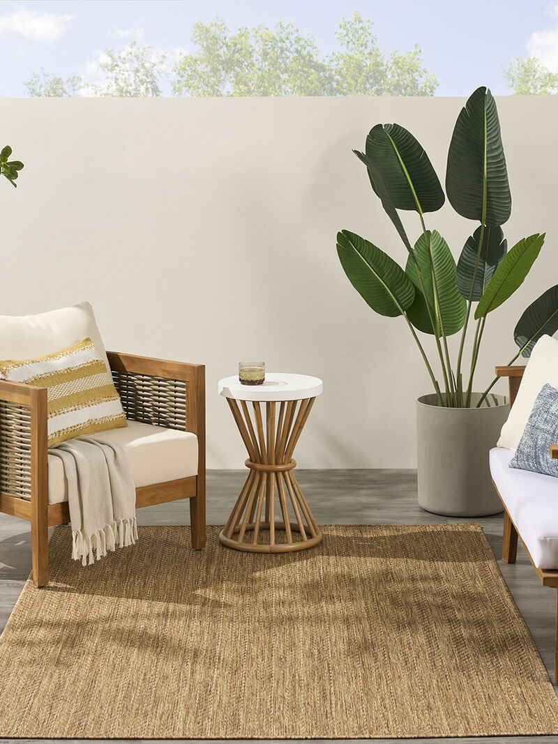 Horizon Indoor/Outdoor HOZ02 Natural 4' x 6' Rug