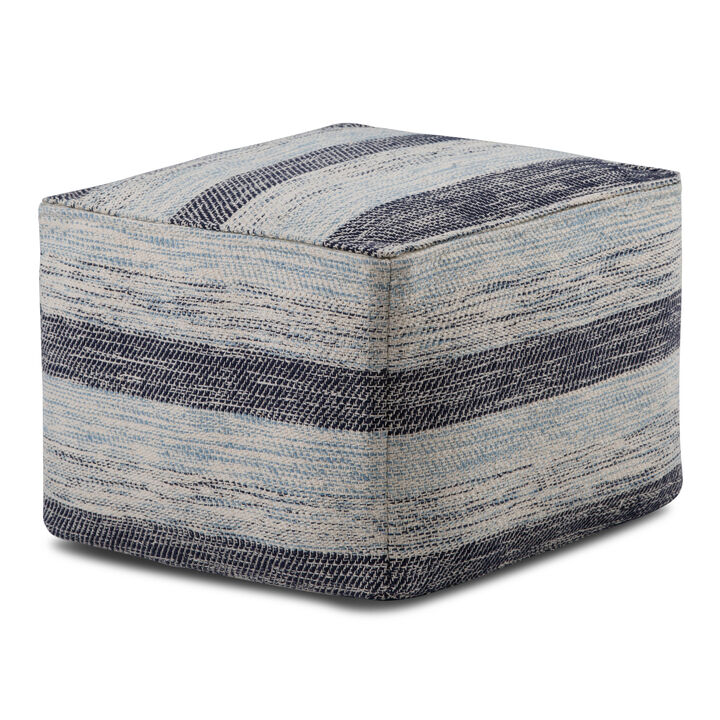 Clay Square Pouf