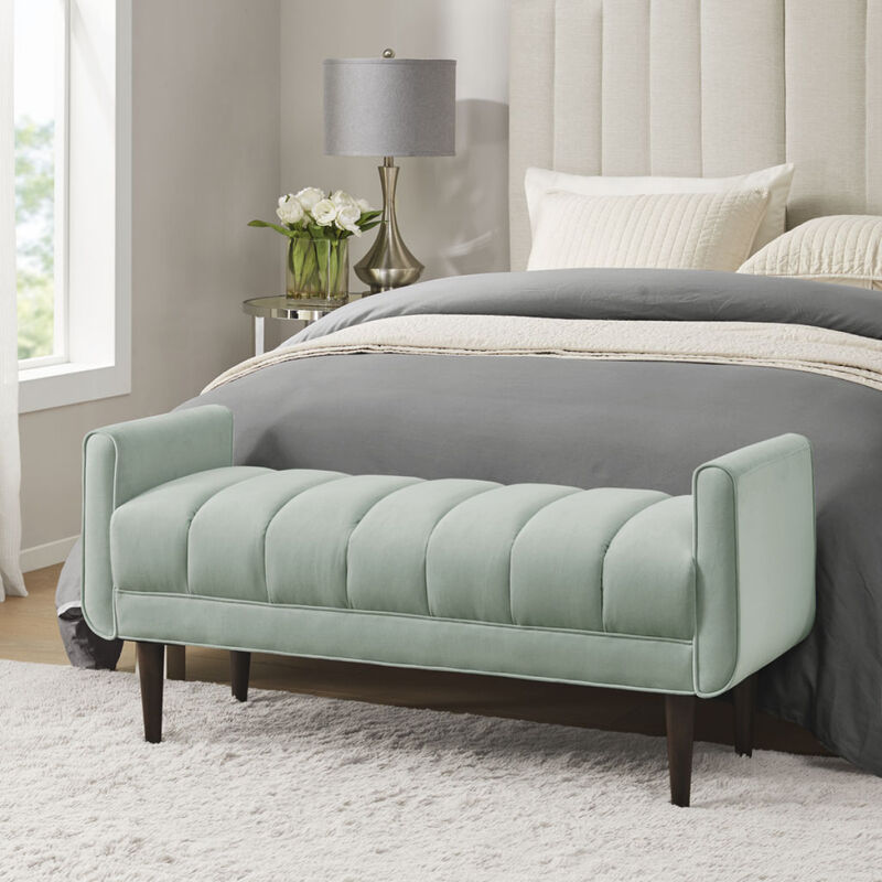Linea Upholstered Modern Accent Bench